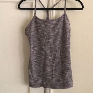 Racer back fitted sports tank